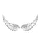 Trepadores, Aretes de Alas de Angel, Material Plata 925 con Zirconias - Aurora Boré
