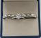 Trío de anillos Clásico Solitario en plata 925 con piedra central de zirconia brillante